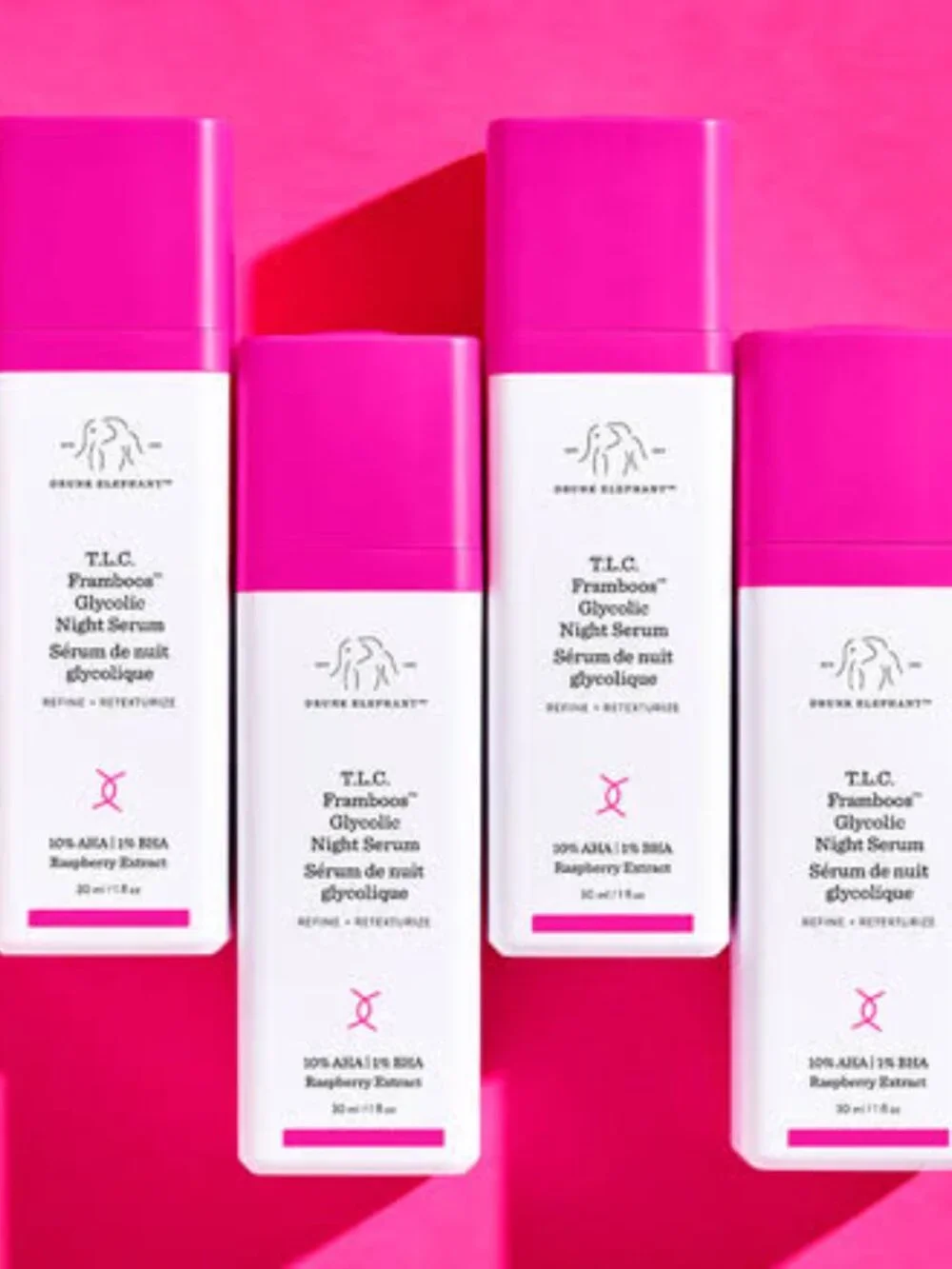 50ML Drunk Elephant  T.L.C. Framboos™ Glycolic Resurfacing Night Serum
